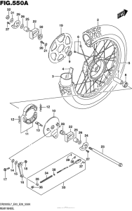  Переднее колесо