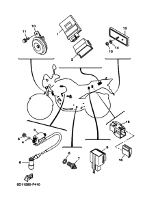 YBR250 Электрика 2