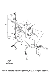 XSR900 Рулевые переключатели