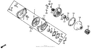  Oil pump + oil filter