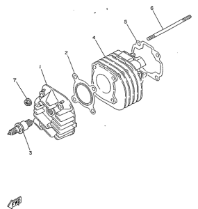 YA50R Головка цилиндров