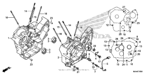 VT750C2B Crankcase (1)