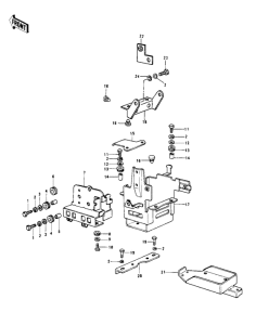 KZ1000 Battery case / tool case