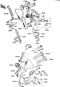 VN750 Распредвал