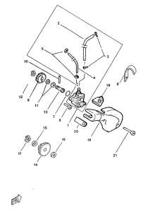 TZR50 Масляный насос