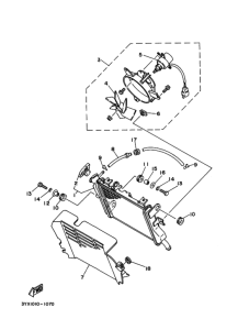 FZX250 Патрубок системы охлаждения