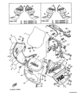 XTZ750 Motorverkleindung 1