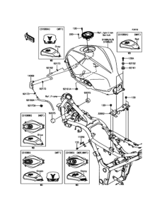 EX250 (ABS) フューエルタンク