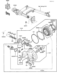 KZ1000 Drive shaft / final gears