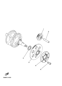 XVS250 Муфта стартера