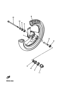 FZR600 FZR600A Transom + tube