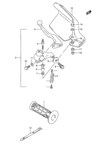DR800 Рычаг сцепления