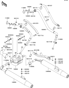 VN1500 Глушитель