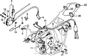 CT125 Wire harness + ignition coil