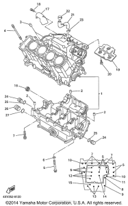 YZF-R1 Картер двигателя