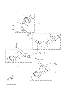 YZF-R125 Поворотники