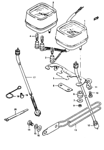 TS50 Speedometer-tachometer