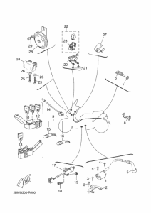 YP125RA (ABS) Электрика 2