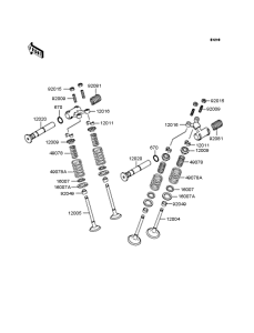 EN400 Rocker arms / valves
