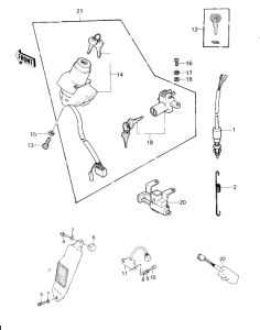 KZ1000 Замок зажикания