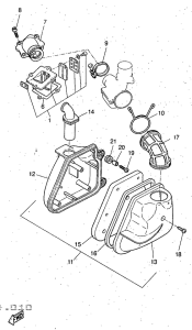 YQ50 Впускная система