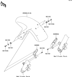 ER650 Крыло переднее