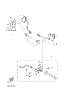 CW50N Handle switch & lever