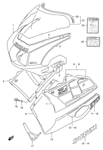 GSX-R400 Cowling body