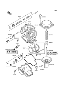 ZX1100 Карбюратор в разборе