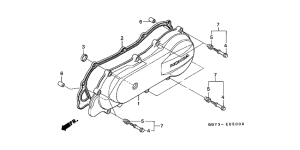 SH50 Крышка картера левая