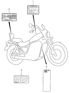 VS1400 Наклейки