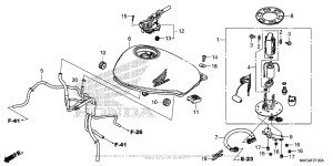 CMX500 Fuel Tank + Fuel Pump