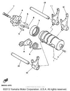 TW200B Копирный вал