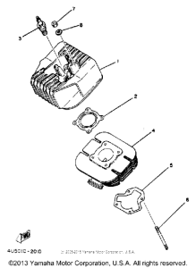 RX50L Cylinder head - cylinder
