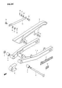DS80 Маятник задний