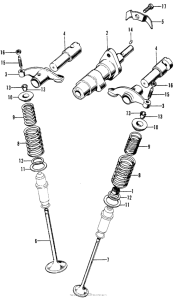 XL100 Распределительный вал и клапана