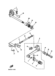 TY250 シフトシヤフト