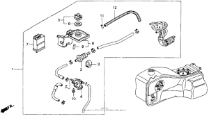 GL1500I Filler tray set 92
