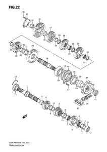 GSX-R600 Трансмиссия