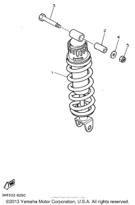 FZR600RG Задняя подвеска