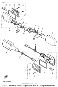 XT600W Поворотники