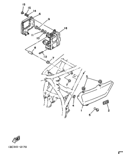 TY125 Couvercle lateral