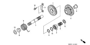XR650R Кик стартер
