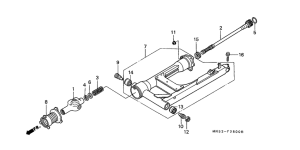 GL1500A Swingarm / propeller shaft