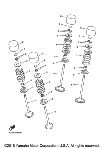 WR250R Клапана