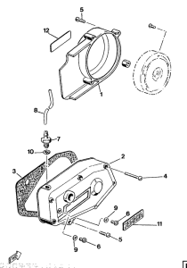 ME50 Крышка картера двигателя