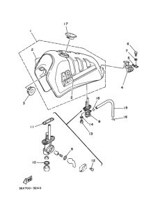 AG200 Fuel tank assy