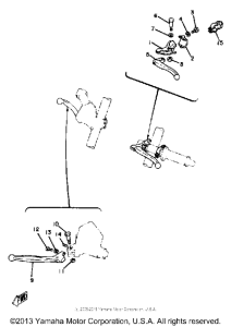 TZ250H Рулевые переключатели