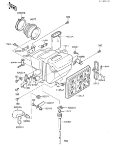 KL250 Воздухоочиститель
