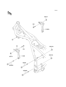 EL250 Рама ,крепежные детали